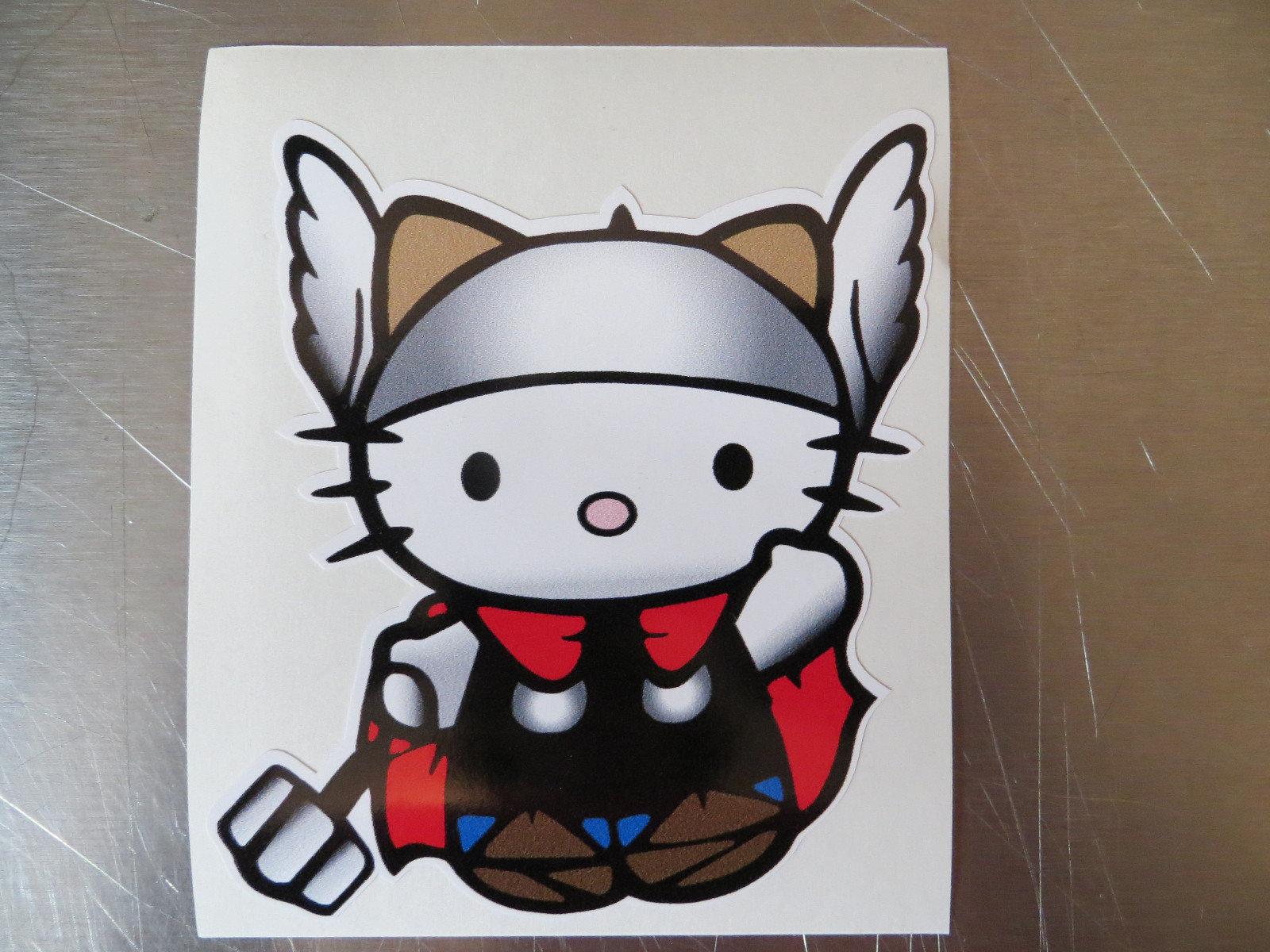 HELLO KITTY SPIDER MAN,IRON MAN,BATMAN,THOR – MANY SUPER HERO DECALS-STICKERS