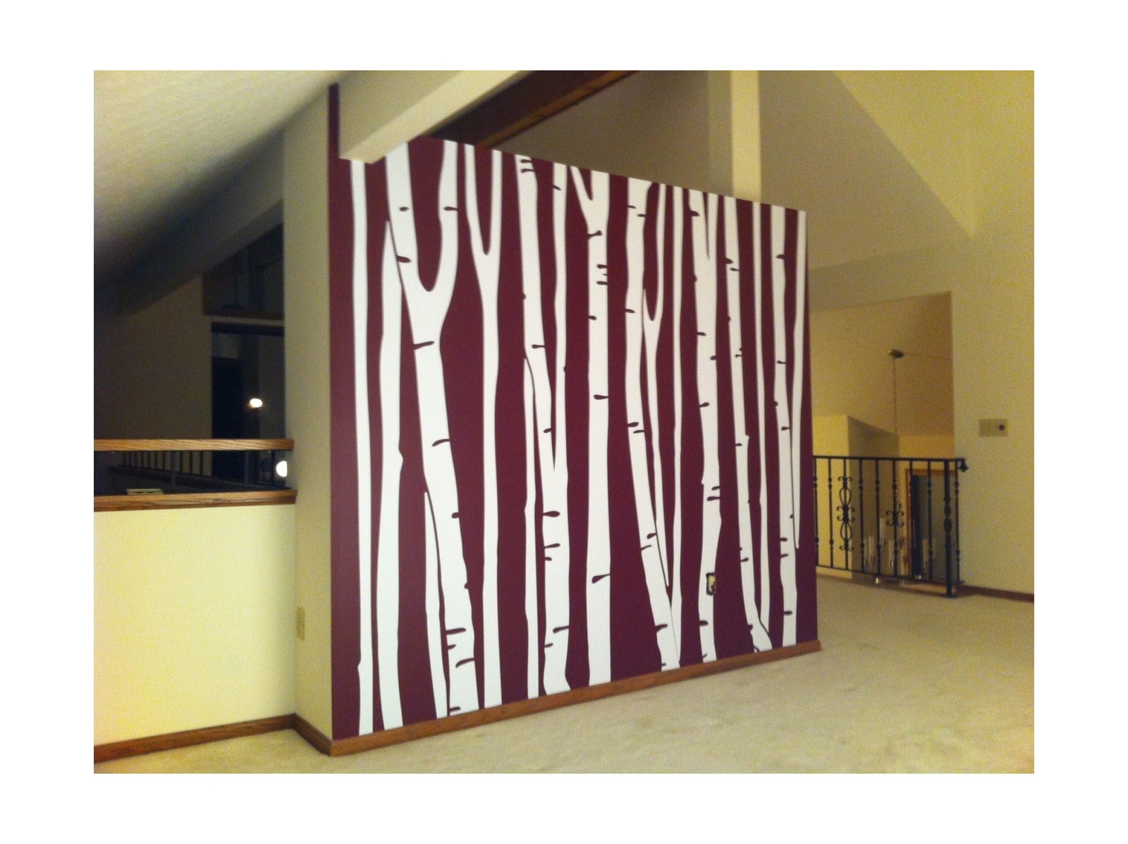Large Wall Birch Tree Decal Forest Kids Vinyl Sticker Removable (9 Trees) (10…