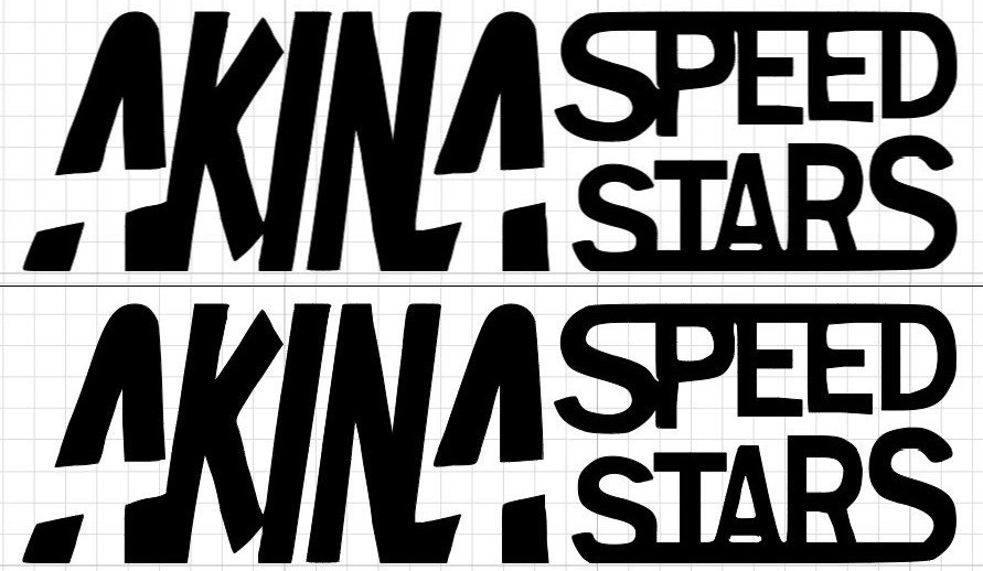 2X AKINA JDM RACING Premium Vinyl Sticker 2-Pack