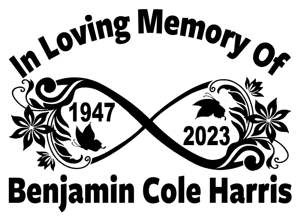 In Loving Memory Infinity Floral Forever Memorial Sticker Decal – 3 Font Choices