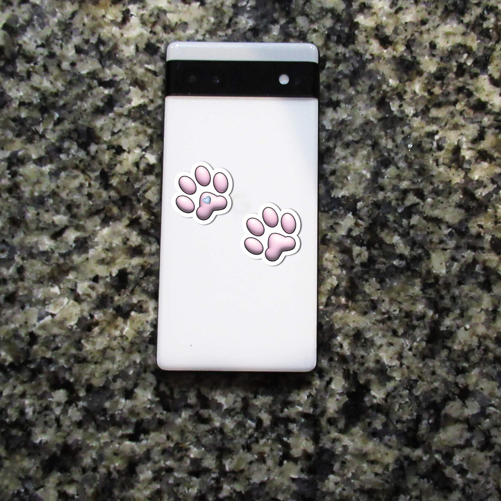 Cat Paw Print Vinyl Stickers Die Cut Laptops Water Bottles Car Bumper Phone