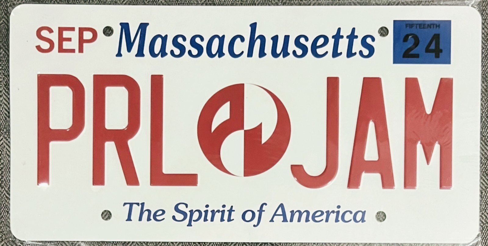 Pearl Jam Massachusetts 6"x3" Custom License 2024 Die-Cut Vinyl Sticker 9/15/24