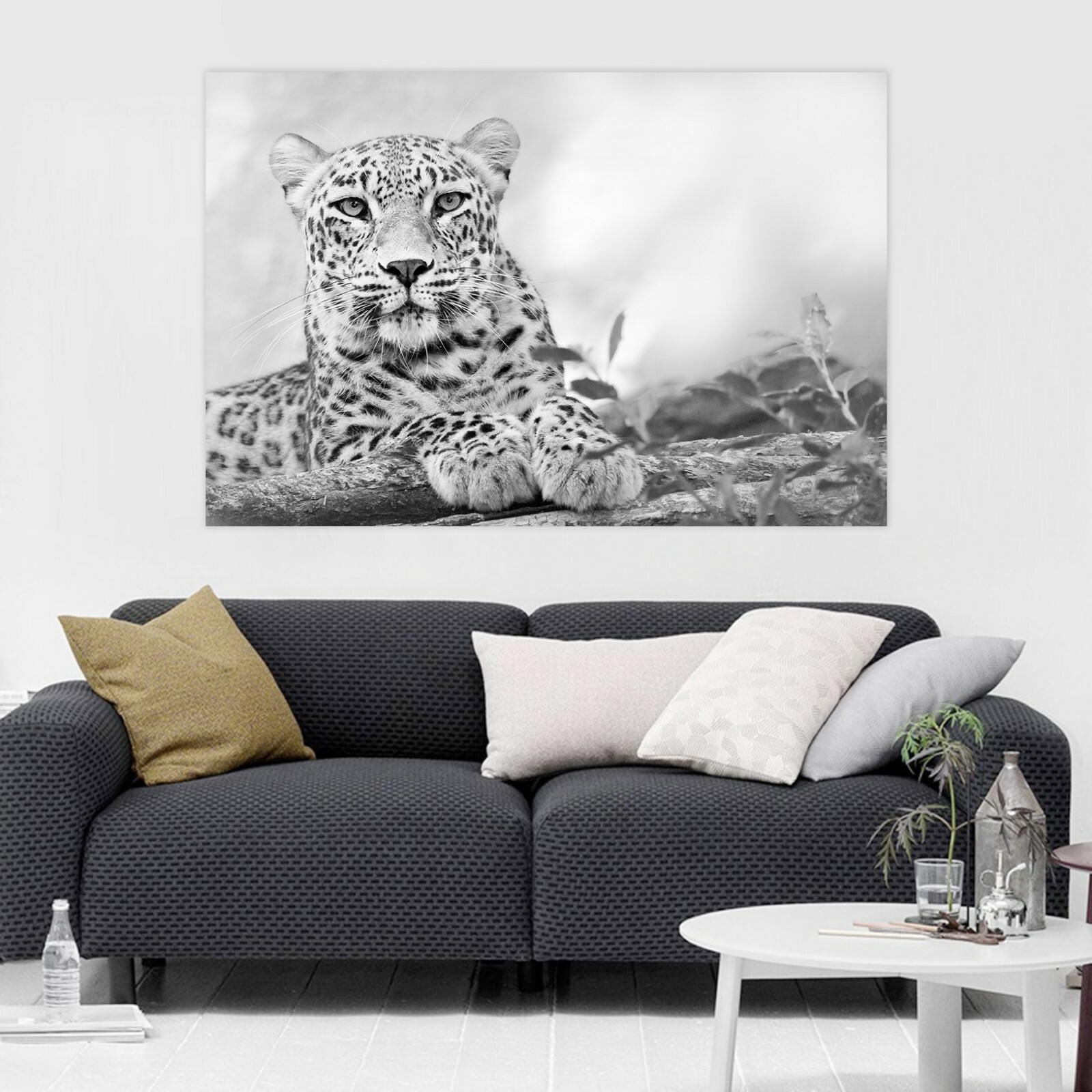 3D Snow Leopard O311 Animal Wall Stickers Vinyl Wallpaper Mural Wall Murals Amy