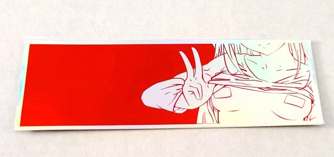 JDM Tuner Drift Japan Anime Manga Car Holo Foil Window Bumper Sticker Decal