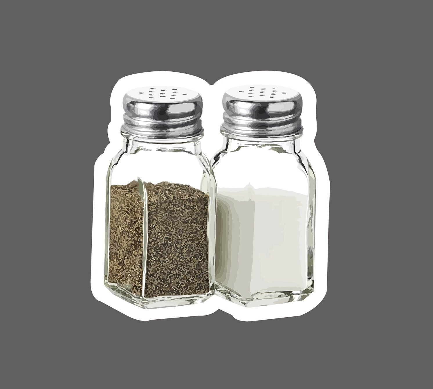 Salt and Pepper Sticker Shakers Waterproof – Buy Any 4 For $1.75 Each Storewide!