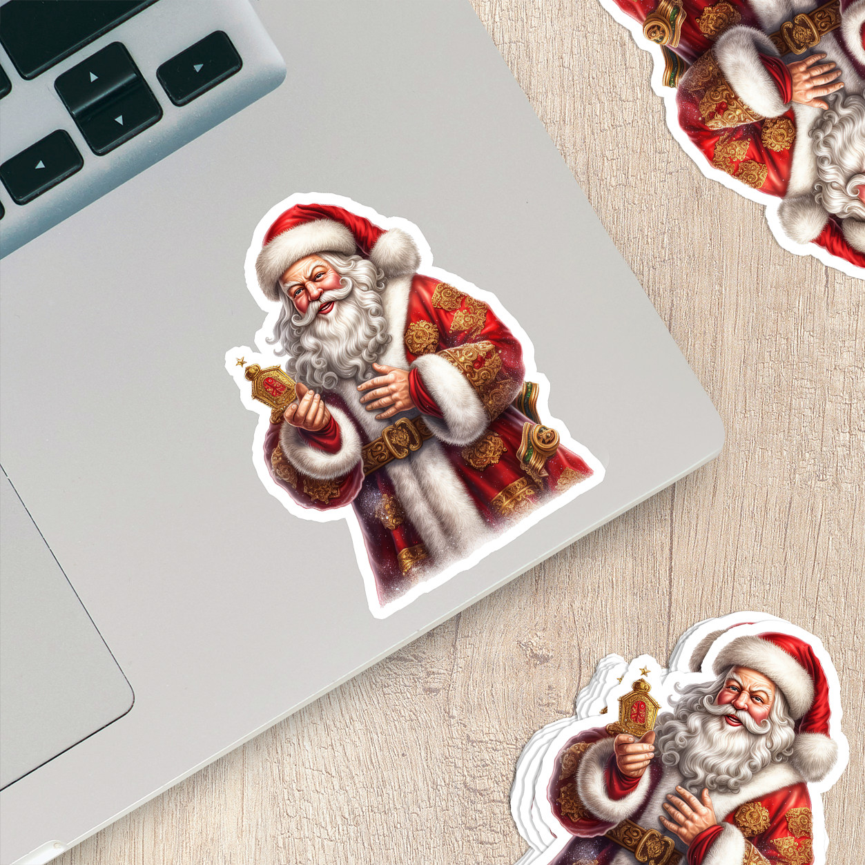 Santa Claus Vinyl Sticker – Bring the Magic of Christmas Anywhere