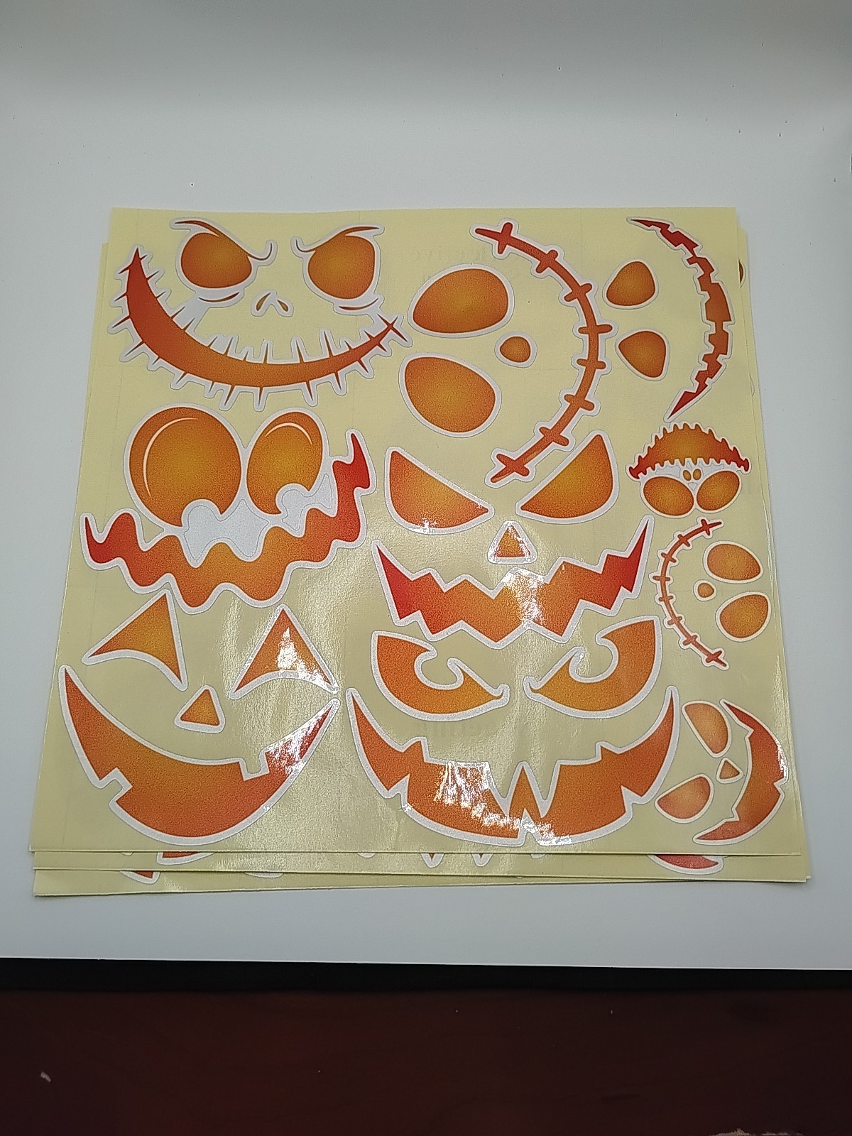 Halloween Ghost Face Wall Sticker Decor Easma