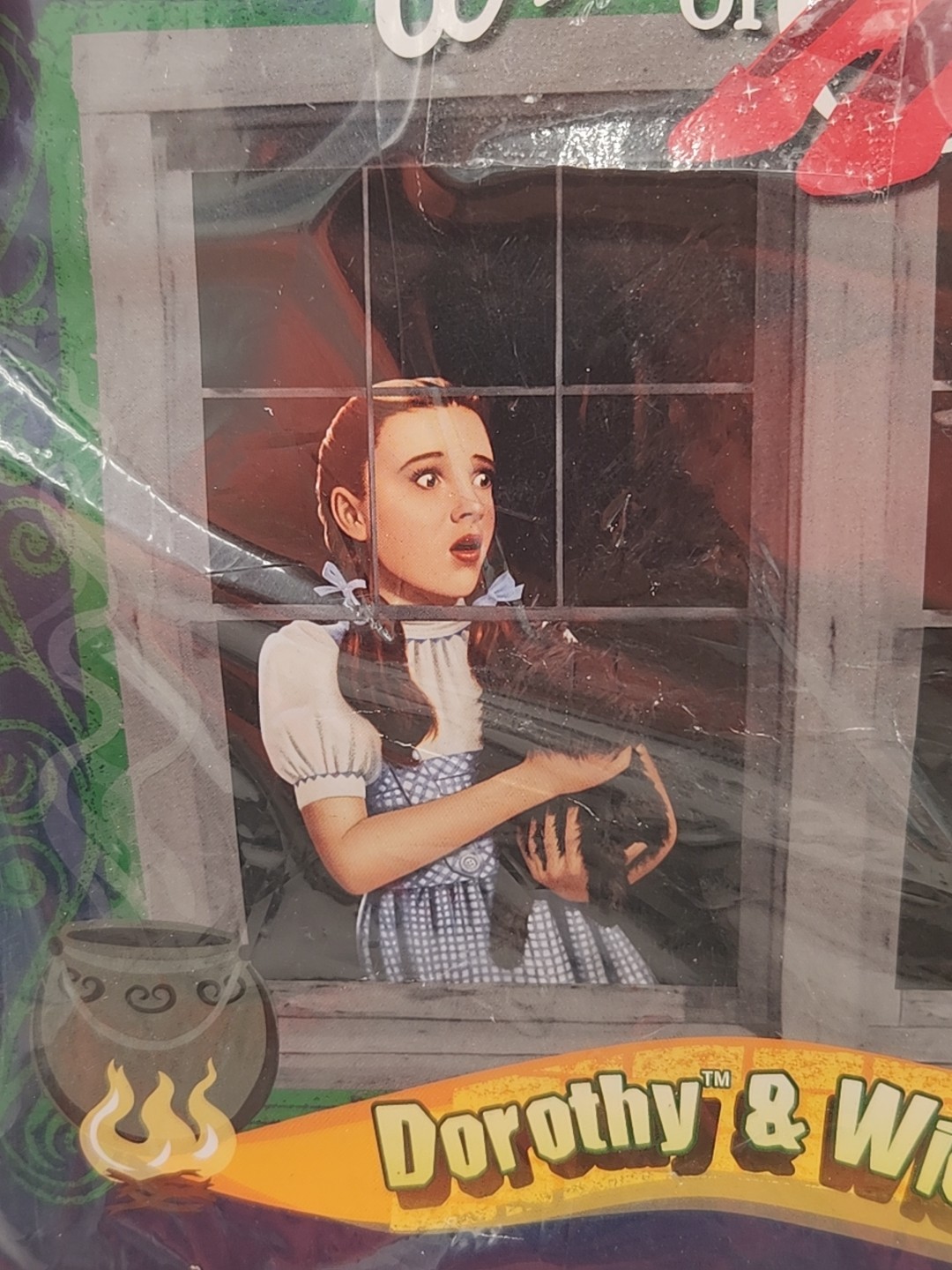 Pumpkin Hollow WIZARD OF OZ Window Backlit Posters Dorothy & Witch Set Of 2 3×5'