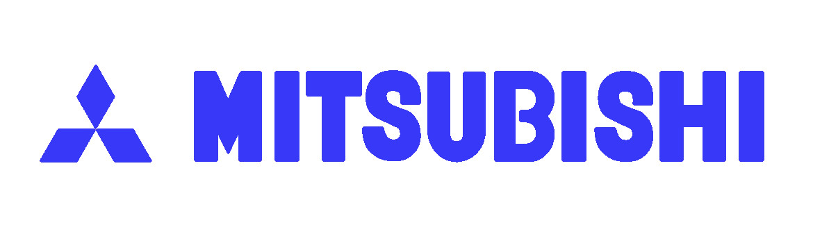MITSUBISHI LOGO, (2 Stickers), Decal Stickers for Cars, Windows, Laptops