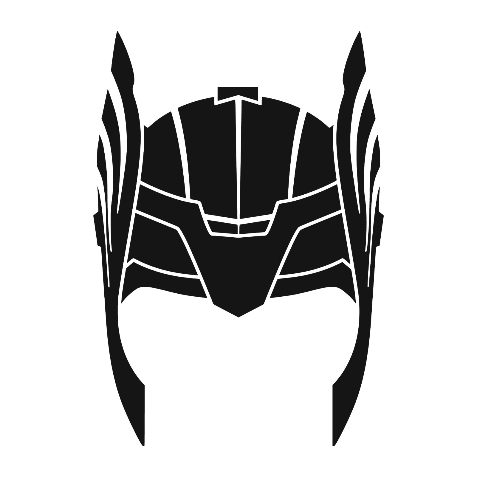 Thor Helmet Vinyl Decal Die Cut