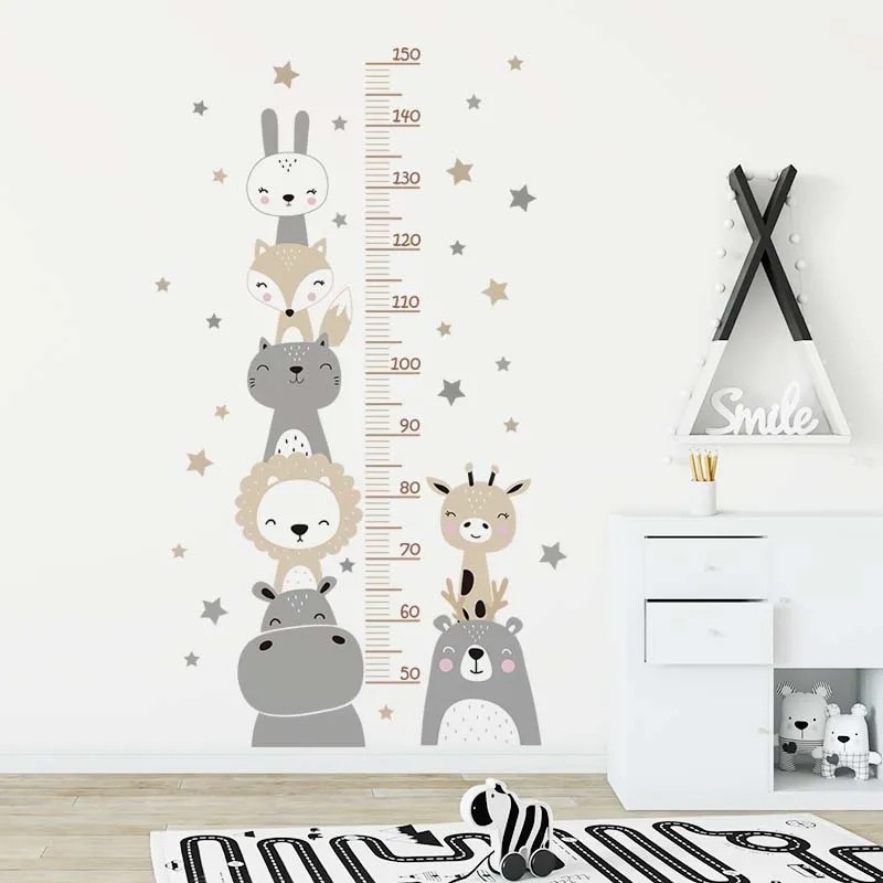 Cartoon Smile Smiling Cute Happy Face Animals Animal Unisex Stickers Top Art