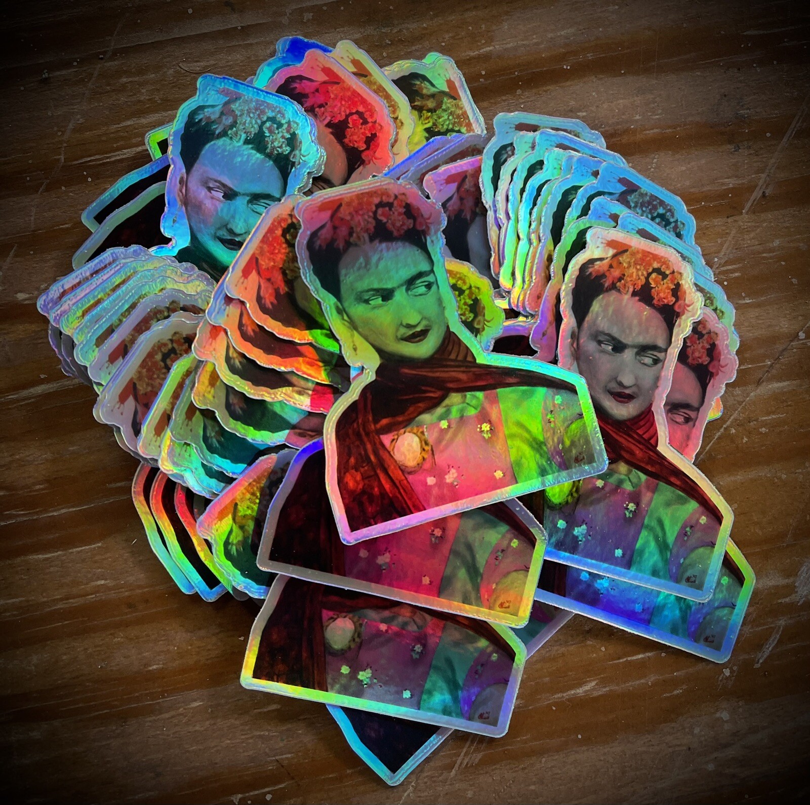 Frida Kahlo Sticker Holographic Fridafest Artist Painter 2.43”x3”