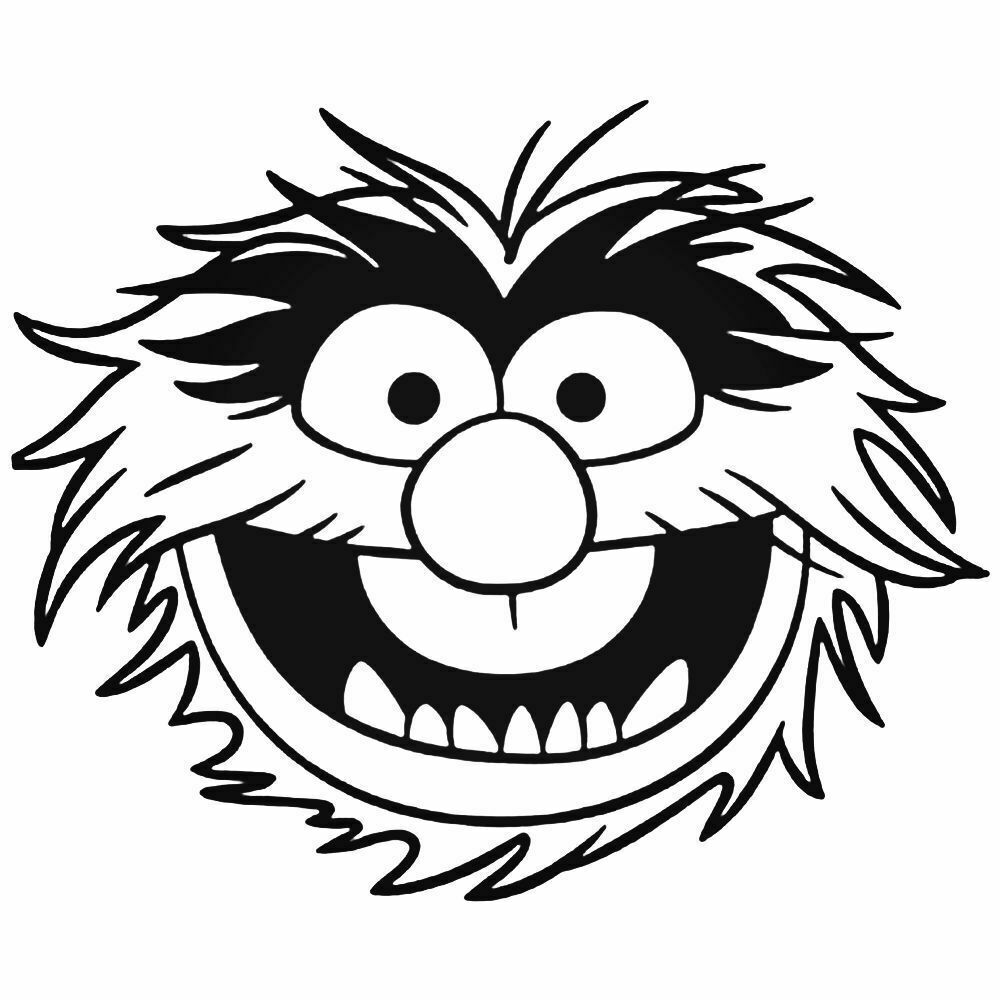 Animal Muppets VINYL DECAL Car Sticker Funny Window puppet fun movie