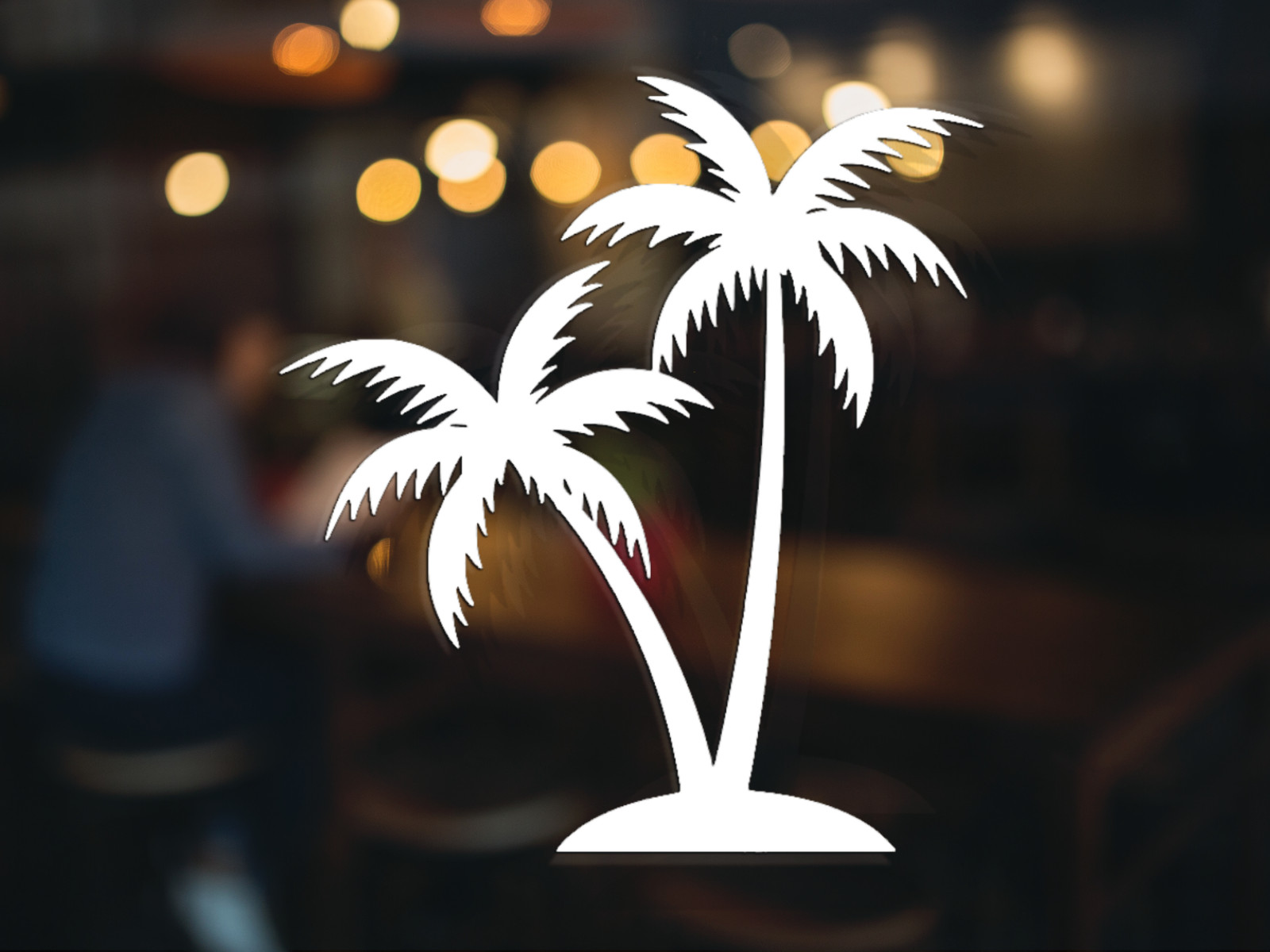 Palm Tree Home Décor Car Window Vinyl Decal Sticker Tropical Beach