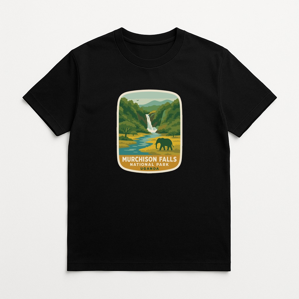 Murchison Falls Uganda Iron On Heat Transfer Vinyl HTV World National Parks