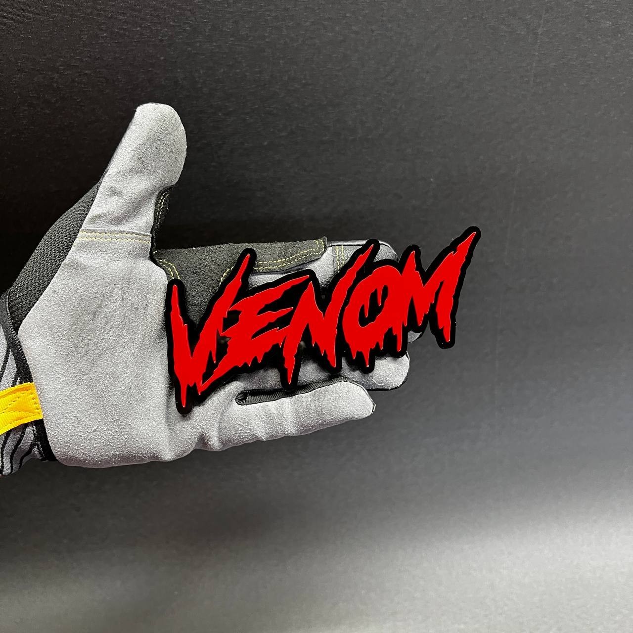 1PC Custom Venomous Text Car Badge Emblem Fender tailgate Aggressive Decal