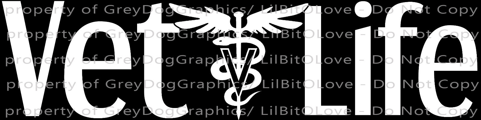 Vet Life Vinyl Decal Veterinary Medicine Animals Technician Sticker Pets