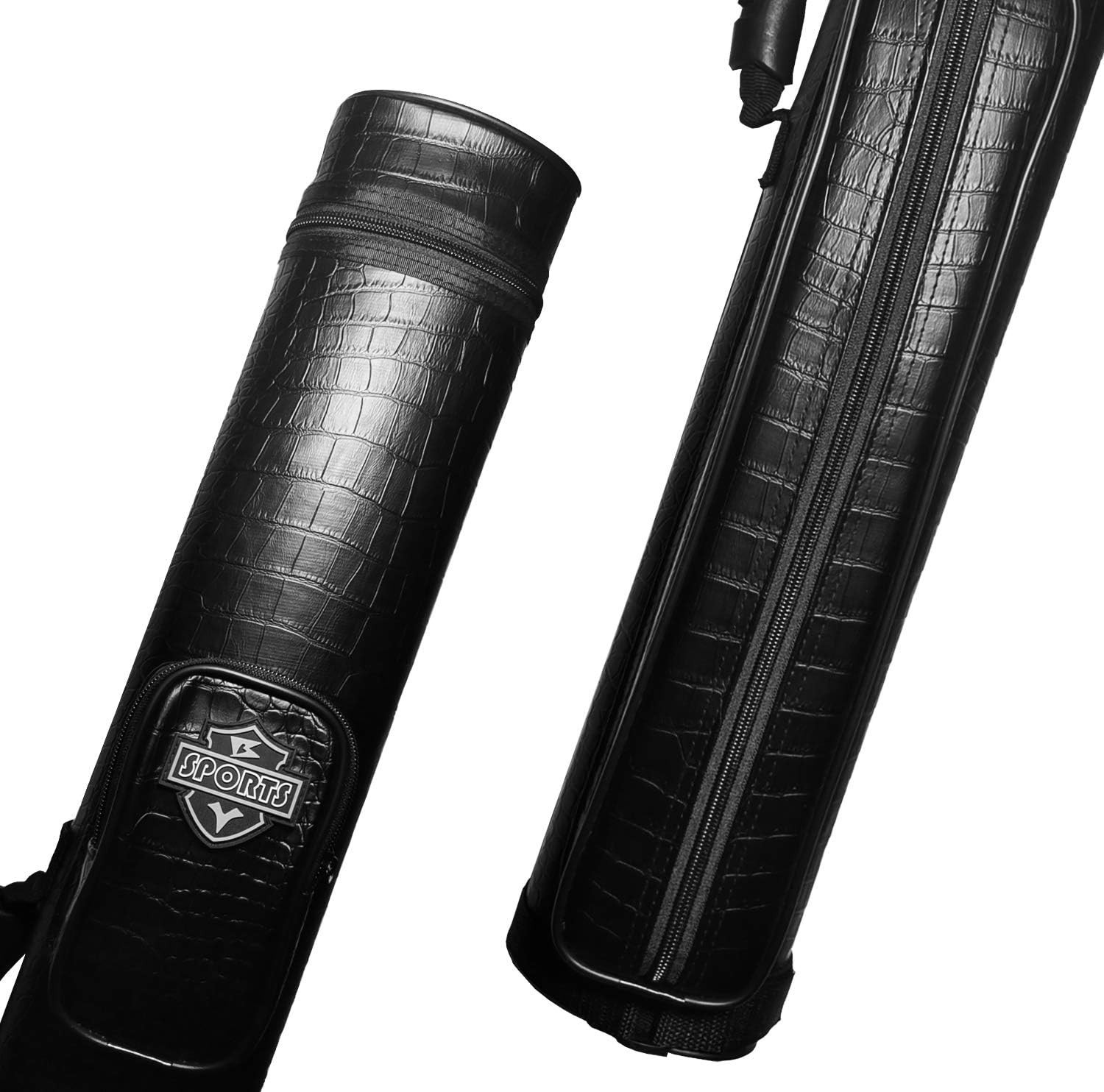 2×2 Hard cue case Oval Pool Cue Billiard Stick Carrying Case
