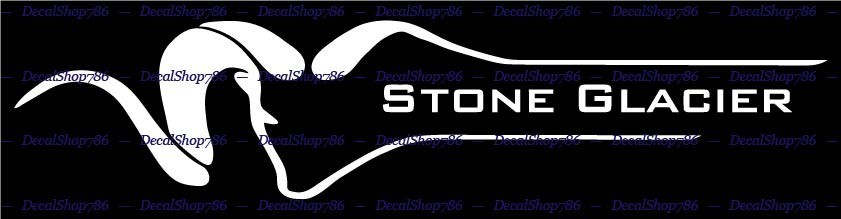 Stone Glacier – Hunting Gear & Apparel – Car Vinyl Die-Cut Peel N' Stick Decals
