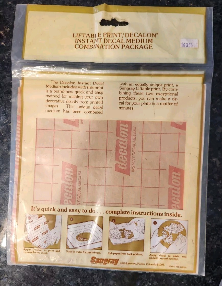 Vintage Raggedy Andy Liftable Print with Decalon Decal Medium