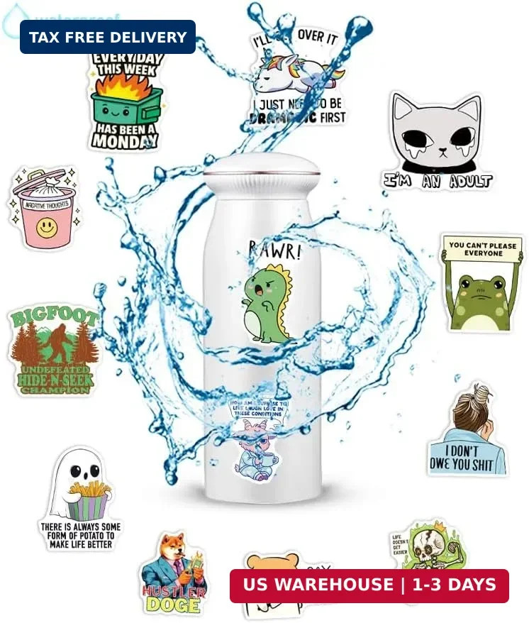 50pcs Funny Snarky Stickers Bulk,Prank Meme Sticker for Kids Teens Adults, Snark