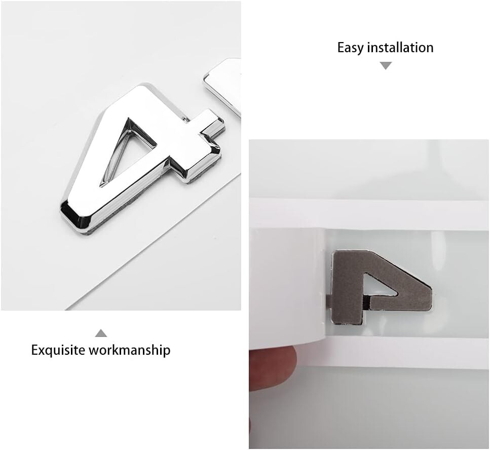 Adhesive Chrome Emblem for Mercedes-Benz – Elegant Upgrade for Your Vehicle