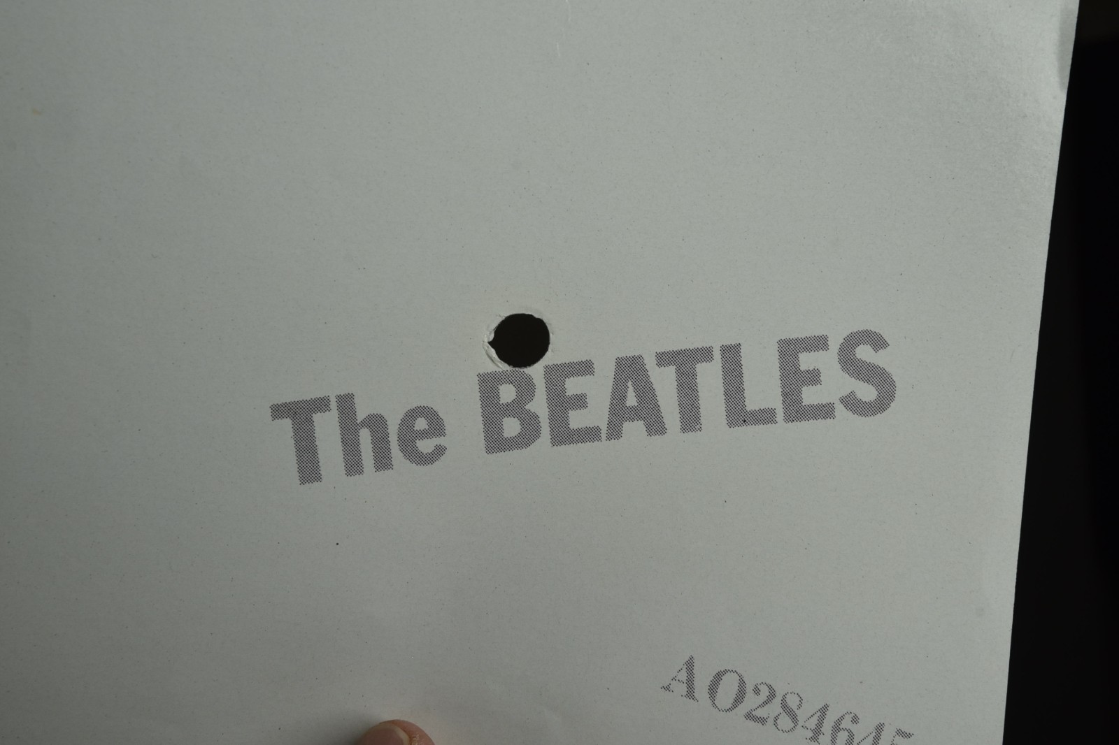Vintage Beatles White Album Insert Cover Art 6" Art Print 45 Record Paper ONLY