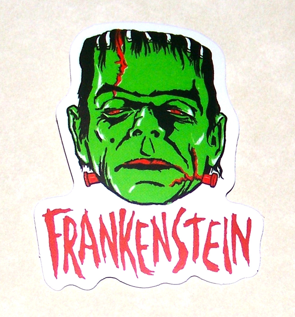FRANKENSTEIN Cut Sticker Decal Monster Movie Horror Film Frankenstein