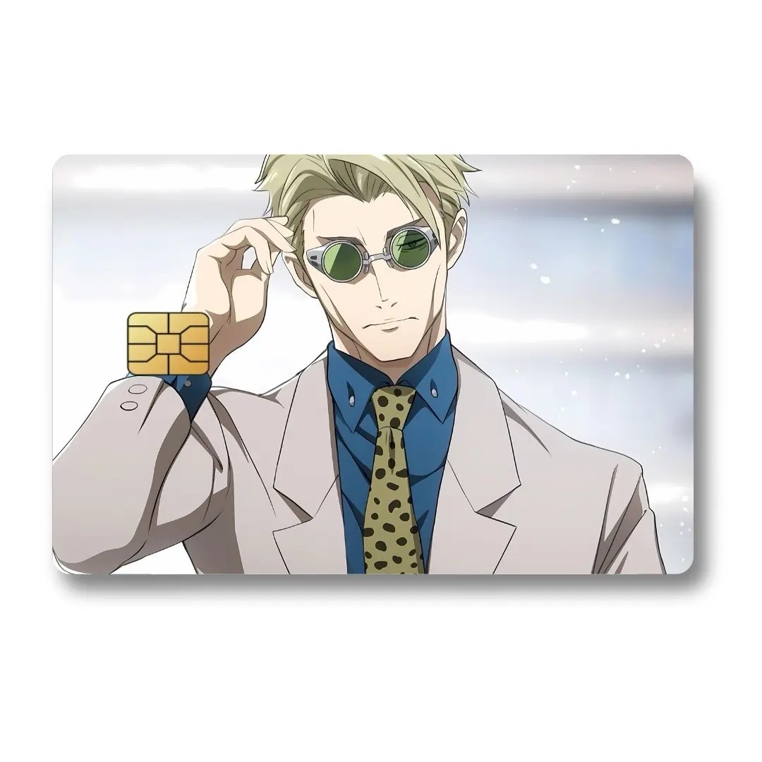 Jujutsu Kaisen Custom Decal Credit Card Cover Vinyl Skin Sticker Anime Lover Gif