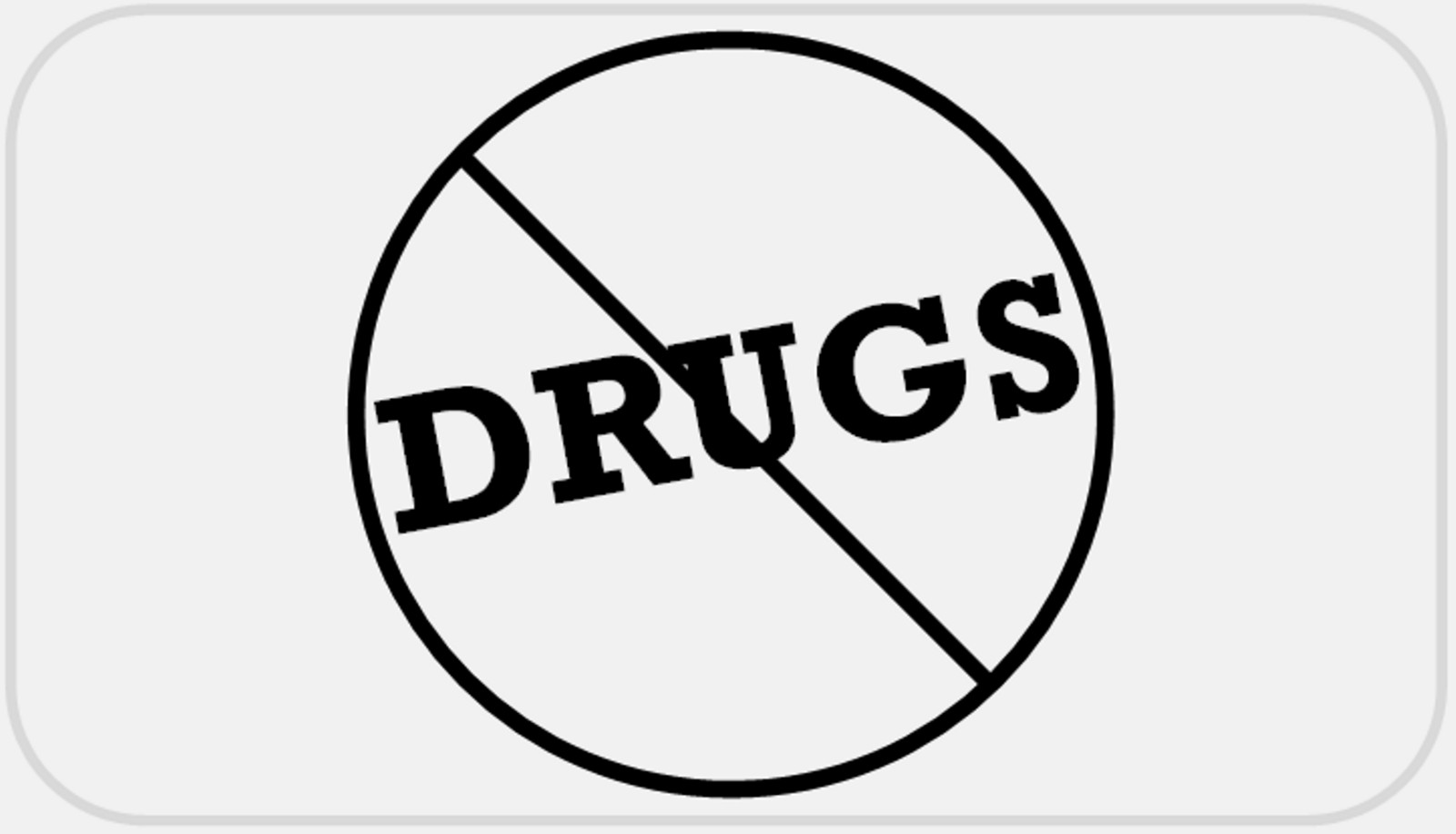 Anti Drugs – 50 Stickers Pack 2.25 x 1.25 inches – Against Protest Slogan