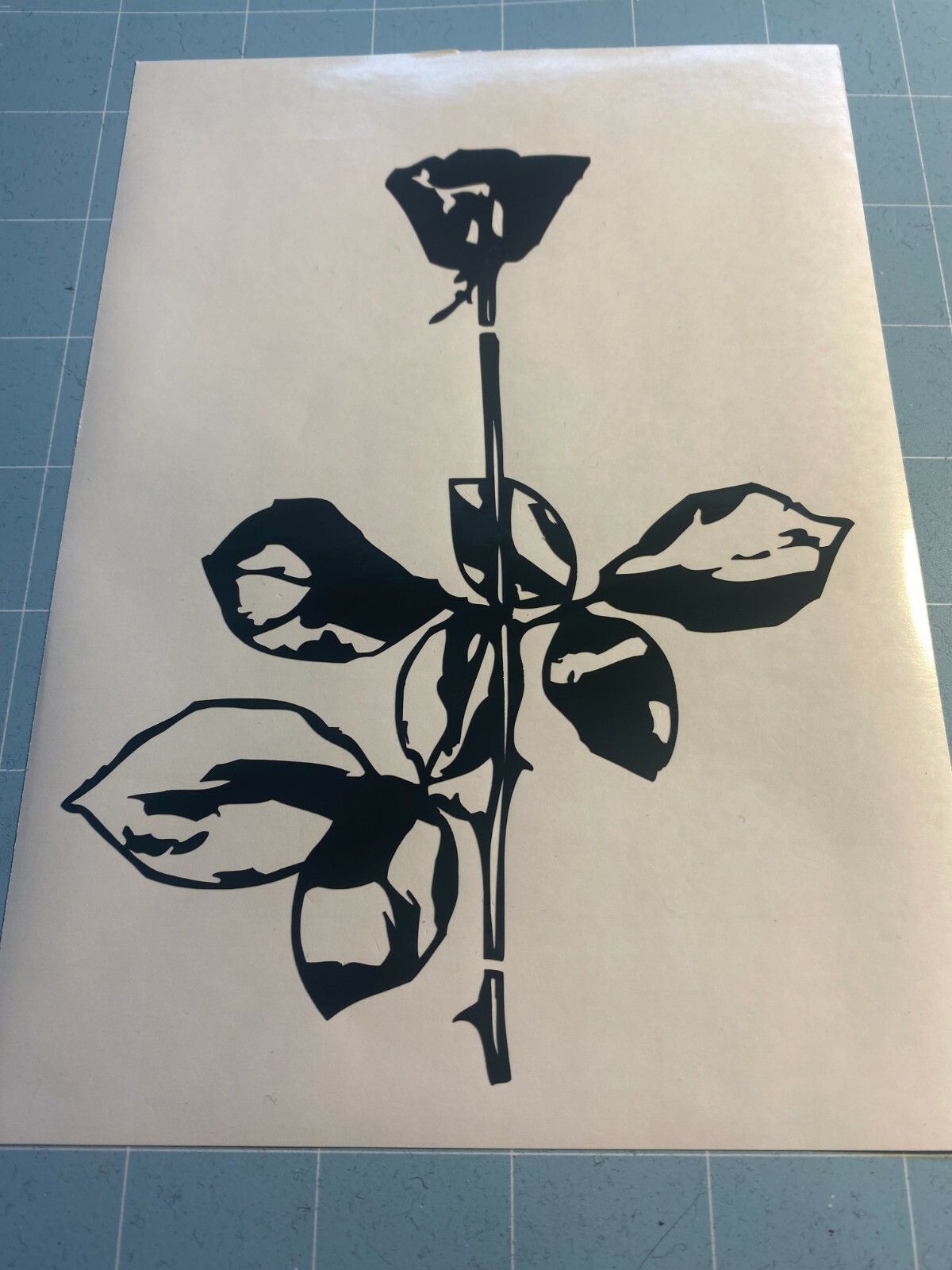 Vinyl Sticker – Depeche Mode Violator Rose Logo
