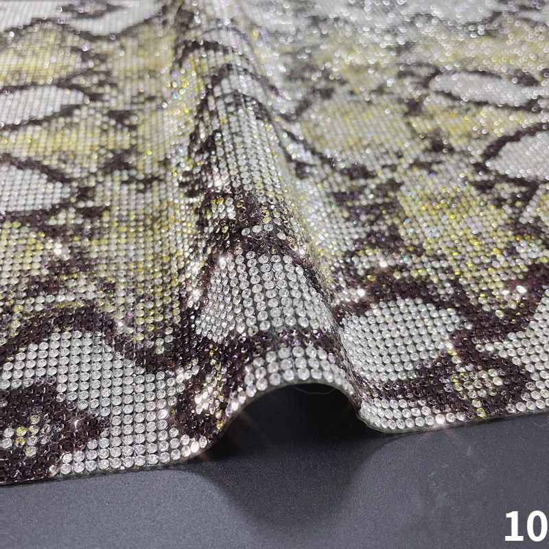24*40cm DIY Vehicle Car Leopard Print Glitter Rhinestone Sticker Diamond Decor