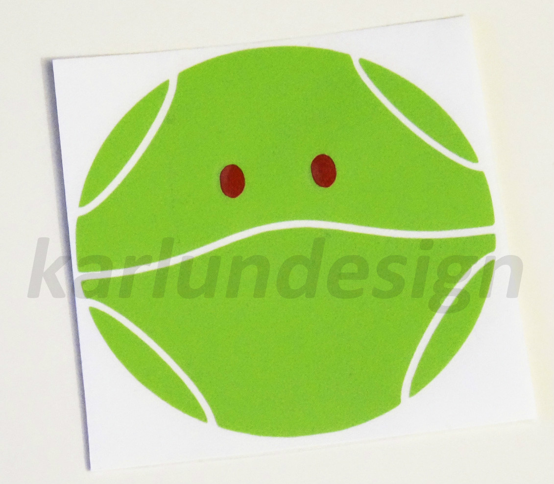 GUNDAM HARO Vinyl Decal Sticker Two Tone manga anime car window wall decal