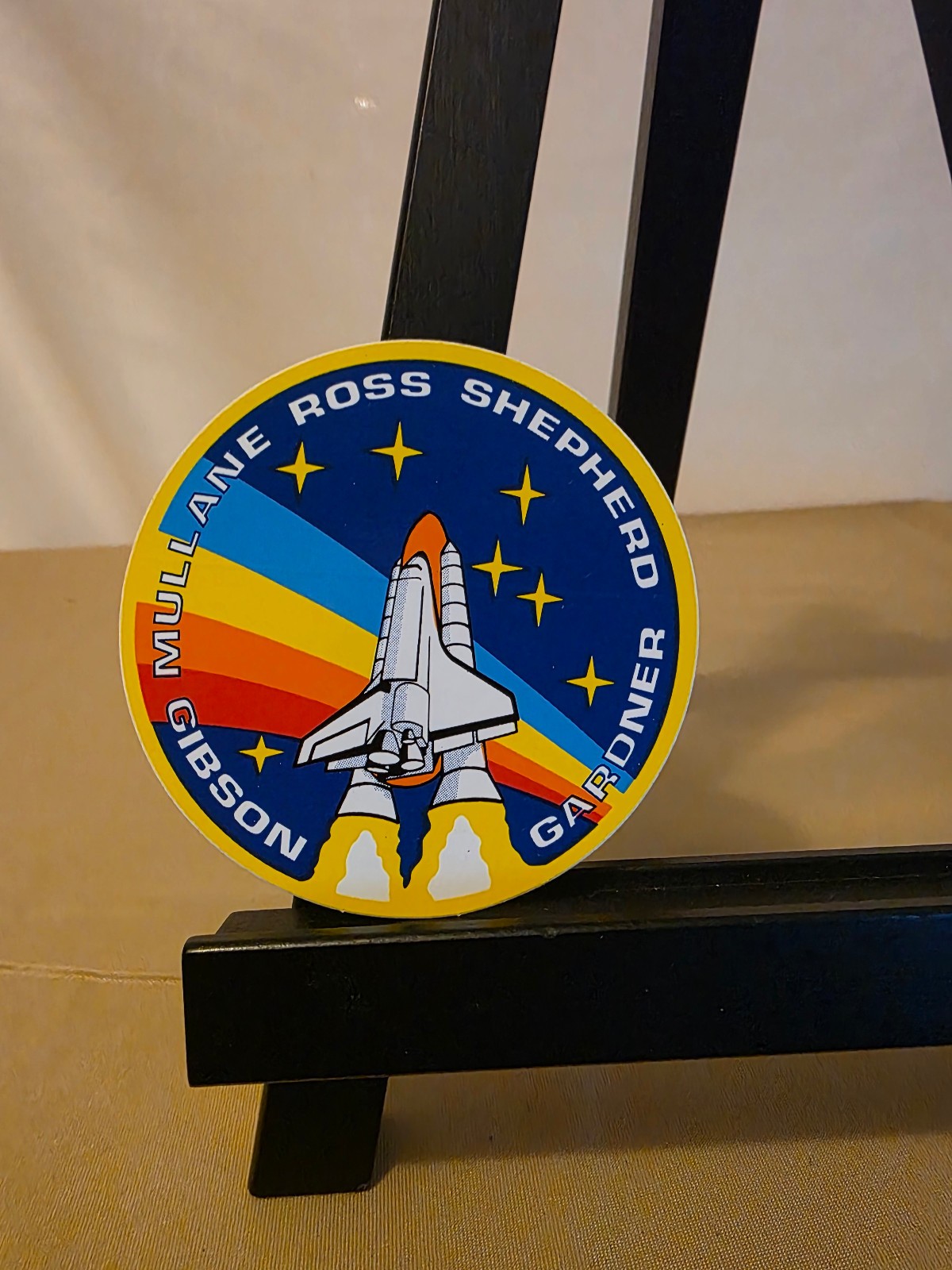NASA Space Shuttle flight STS-27 Atlantis mission Sticker 3 1/2 inch