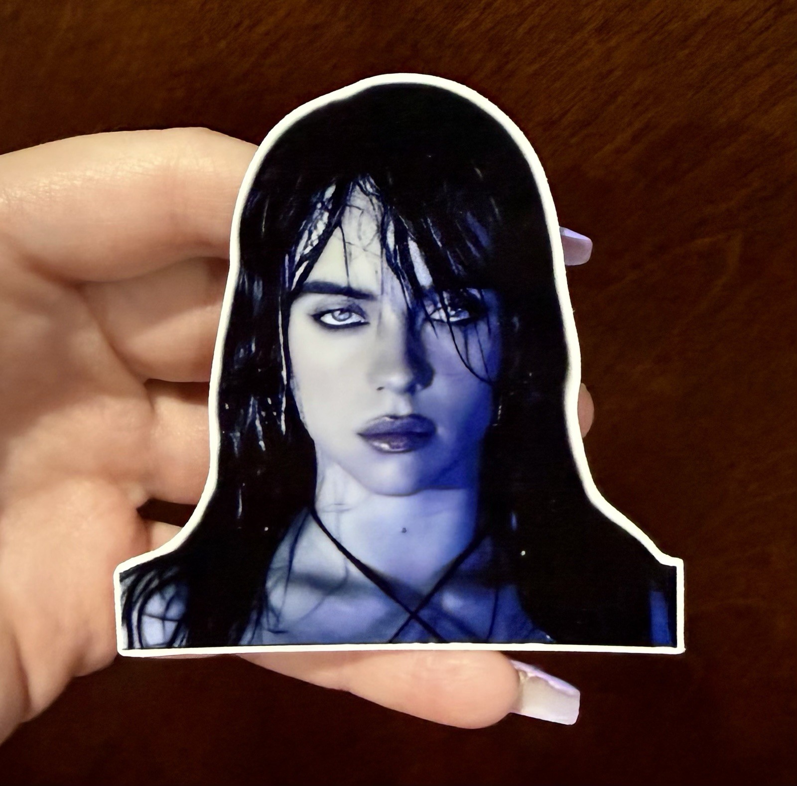 3” Billie Eilish Vinyl Sticker Set Of 6 Hit Me Hard And Soft Blohsh Barbie Lunch
