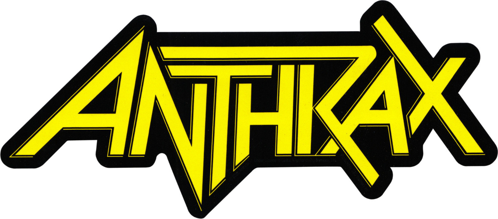 Sticker – Anthrax Yellow Logo 80s Heavy Metal Music Band 7" Decal #5764 New Cool