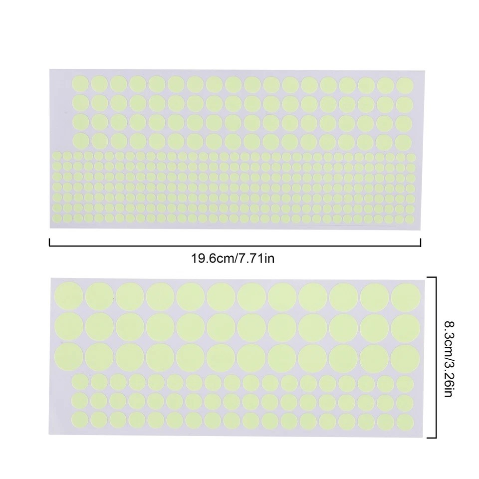 435Pcs Glow In The Dark Stars Moon Planet Space Wall Stickers Art Decor Luminous