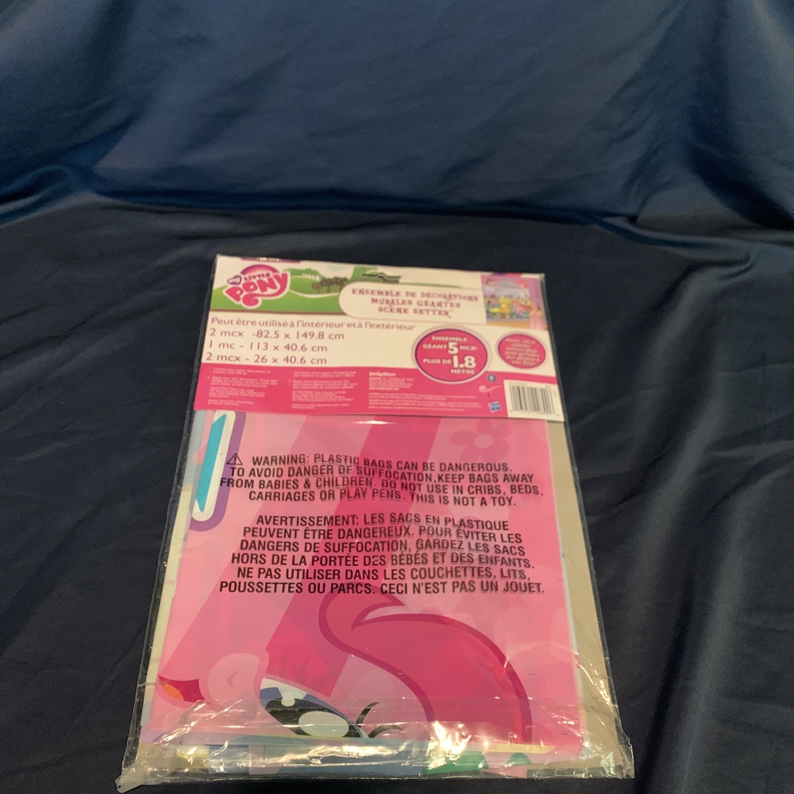 2013 MY LITTLE PONY Scene Setter HAPPY BIRTHDAY Party Wall Decor MLP Pinkie Pie