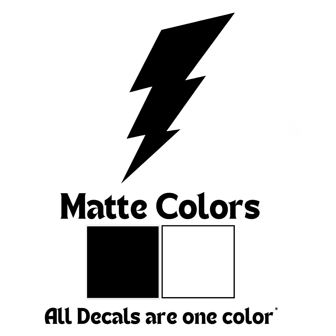 Electric Lightning Bolt Vinyl Decal – Shock, Power, Energy Sticker – Multi Sizes