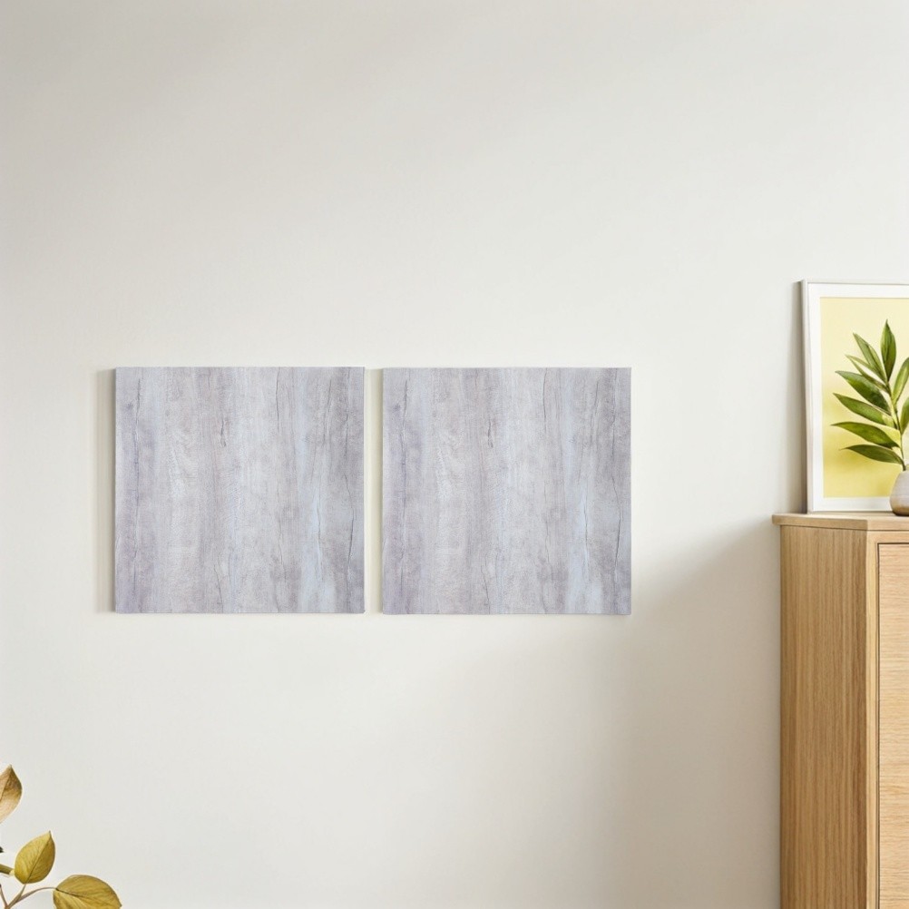 10pcs Peel and Stick Wood Grain Wall Sticker – 12×12 Inch Square Tile Decals