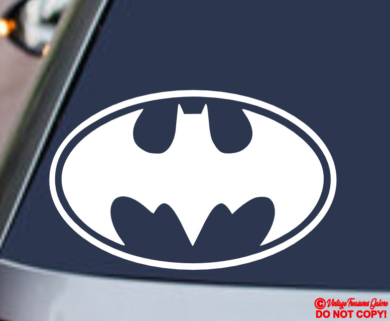 BATMAN Vinyl Decal Sticker Car Window Wall Bumper THE DARK KNIGHT LOGO SYMBOL