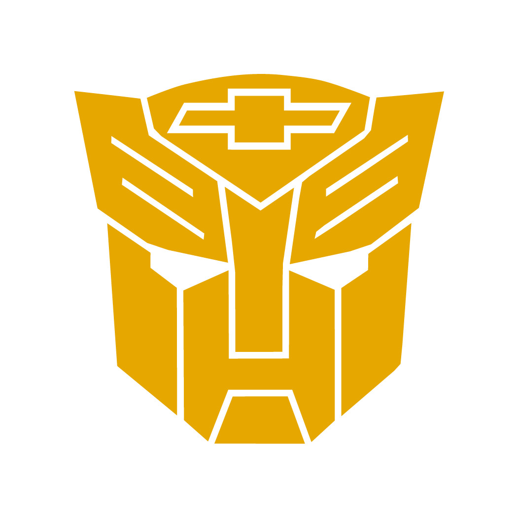 Chevy Transformer Die Cut Decal Made in USA Multiple Colors Available 6+yrs