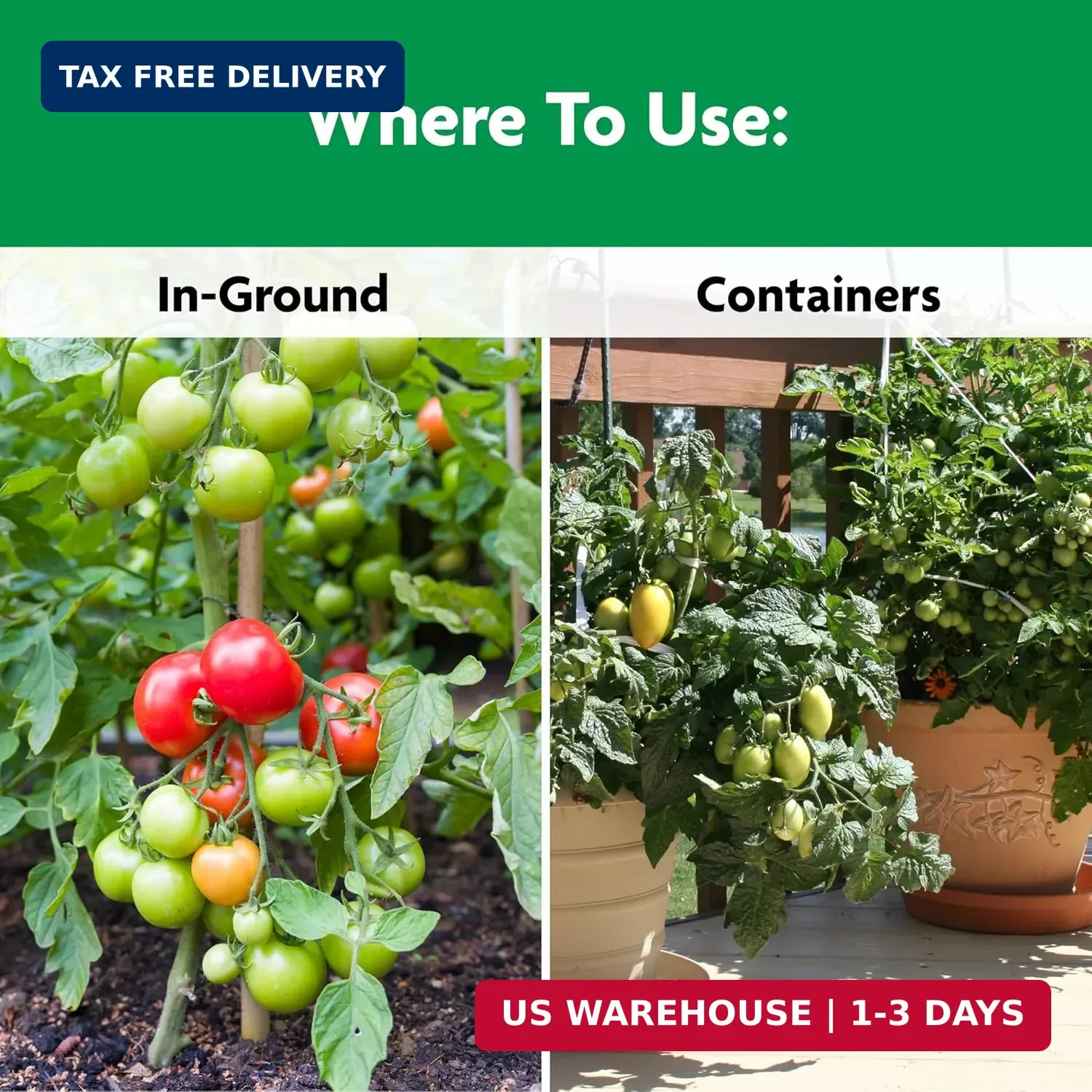 Miracle-Gro Shake 'N Feed Tomato, Fruit & Vegetable Plant Food, 4.5 lb. | For Ou