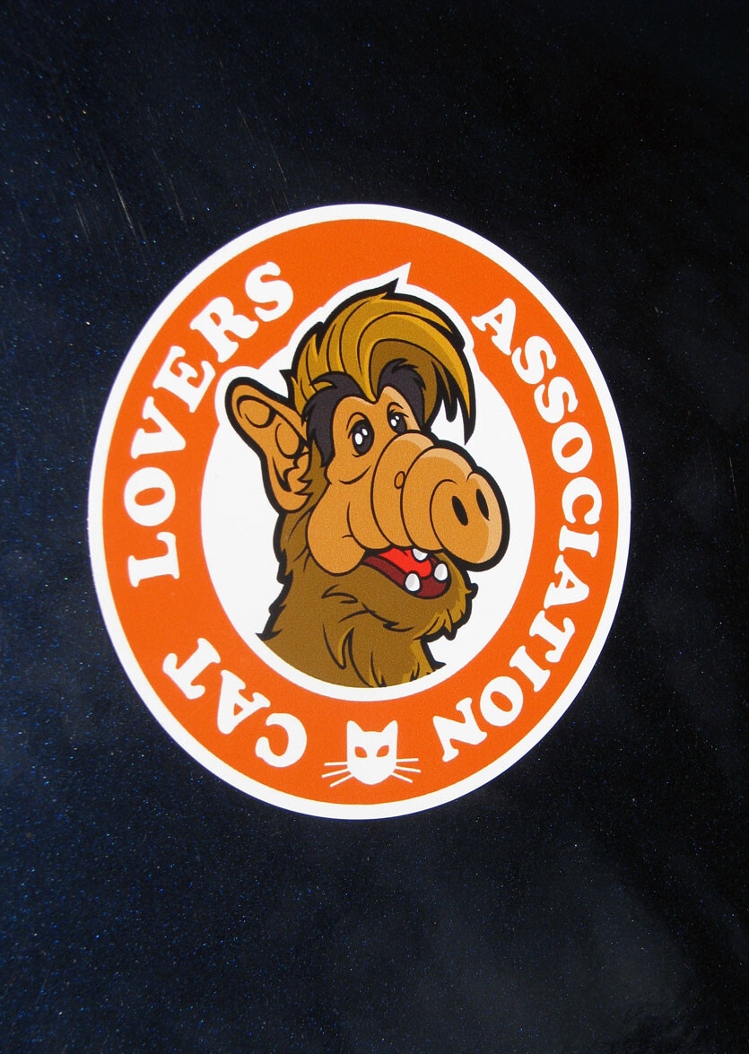 ALF Fridge Magnet – Cat Lovers Association Flex Magnet 80s TV Car Vehicle