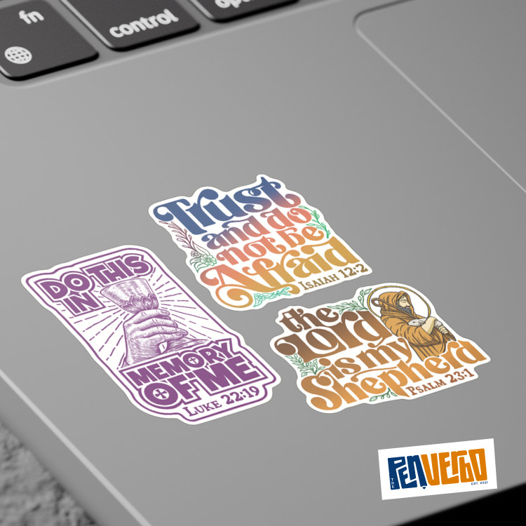 Do This In Memory Of Me Sticker 2pc | Luke 22:19 | Bible | Religious | BV319
