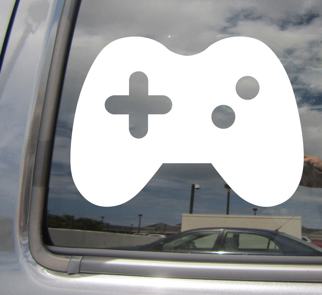 Classic Game Controller – Retro Gaming Car Auto Window Vinyl Decal Sticker 06004