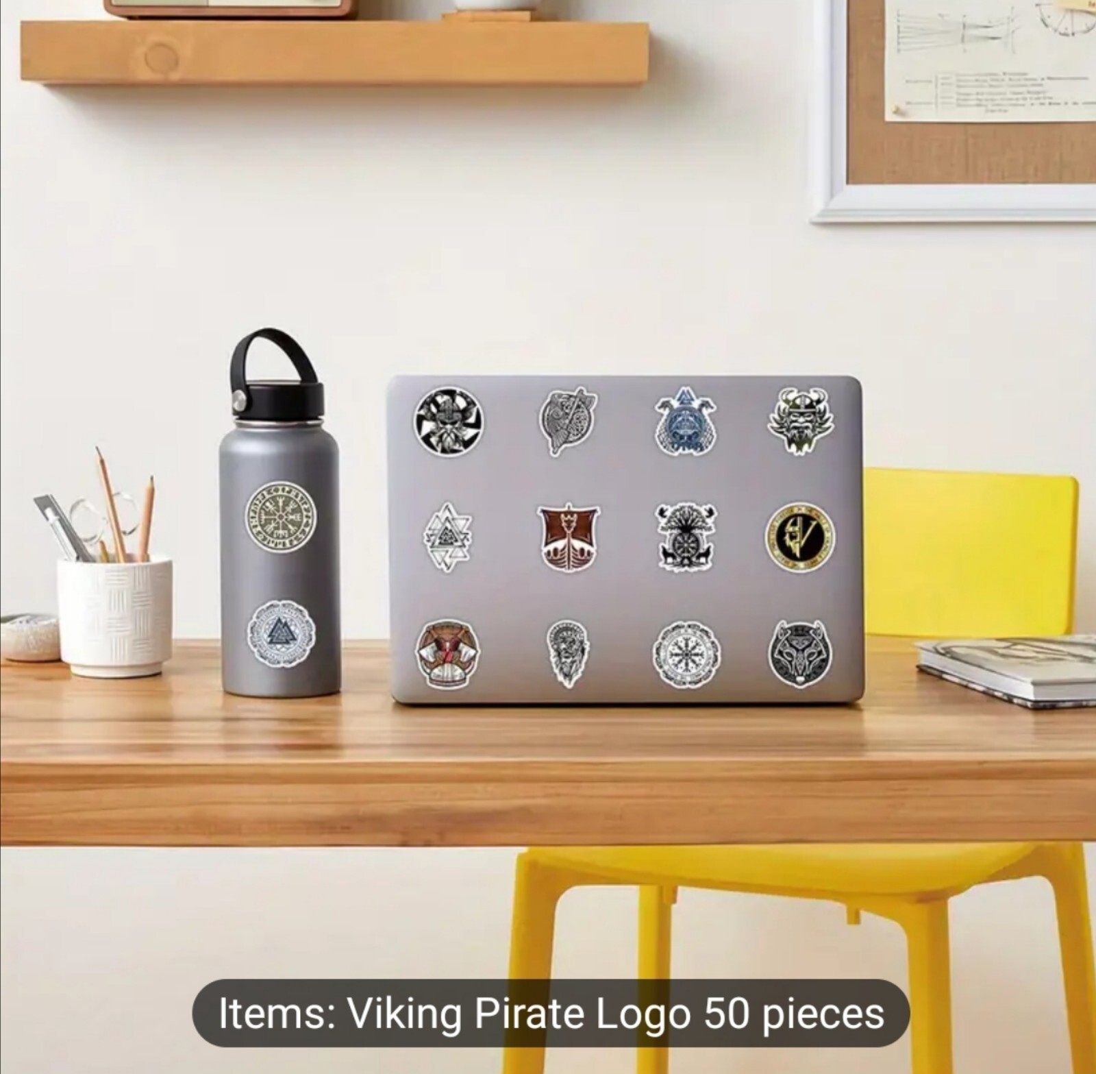 10 PCS Viking Old Norse Celtic Pagan Runic Totem Stickers 3 BRAND NEW