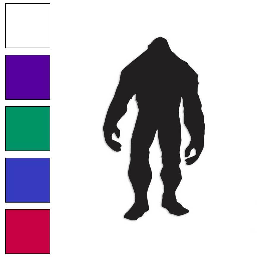 Big Foot Sasquatch Yeti, Vinyl Decal Sticker, Multiple Colors & Sizes #105