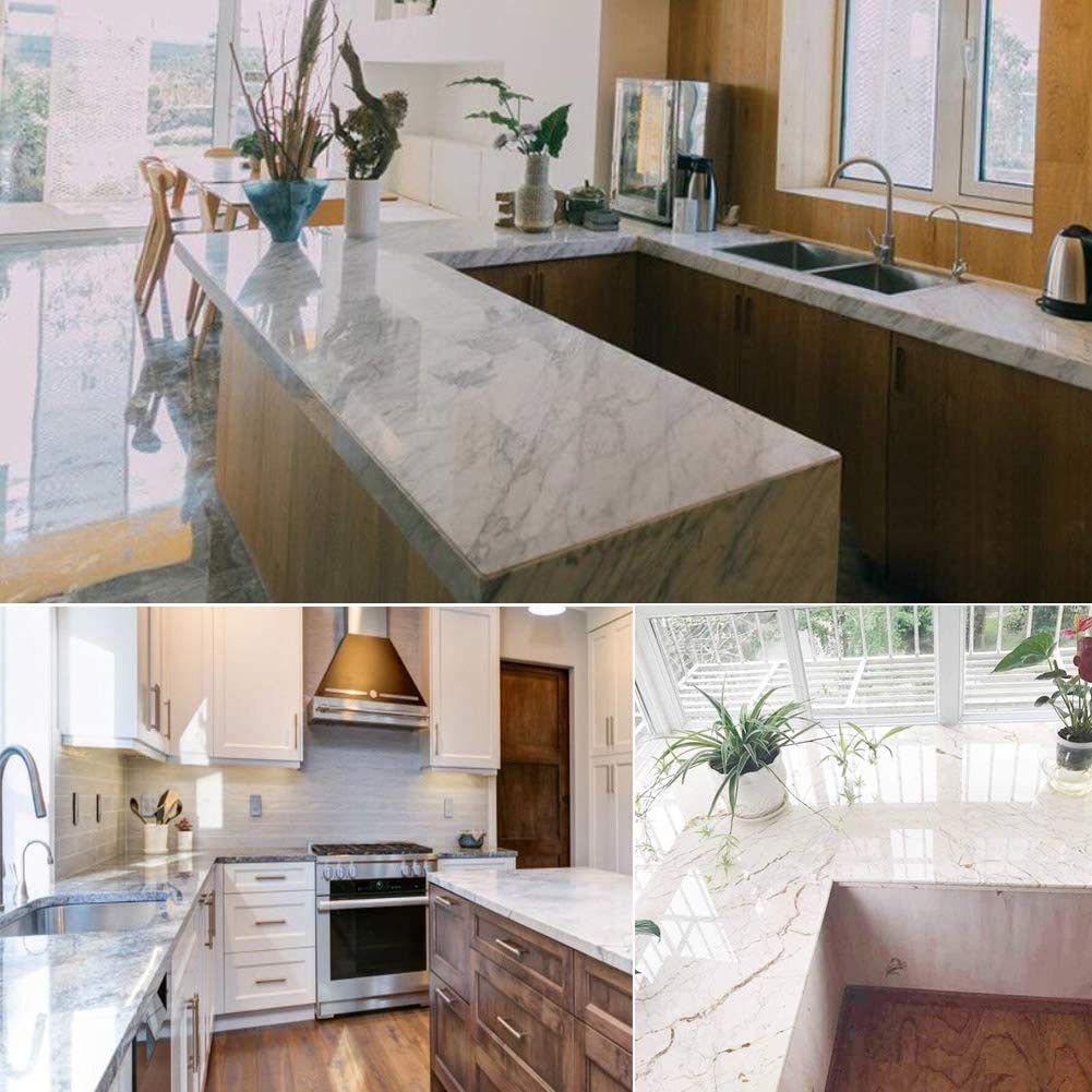Clear Kitchen Oil Proof Waterproof Wallpaper Adhesive Vinyl Film High Tempera…