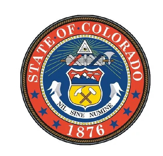 Colorado State Seal Sticker Decal R526